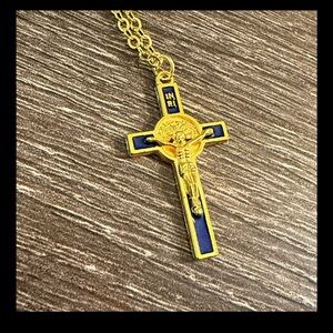 New Set of 3 Handmade Cross Pendant Necklaces